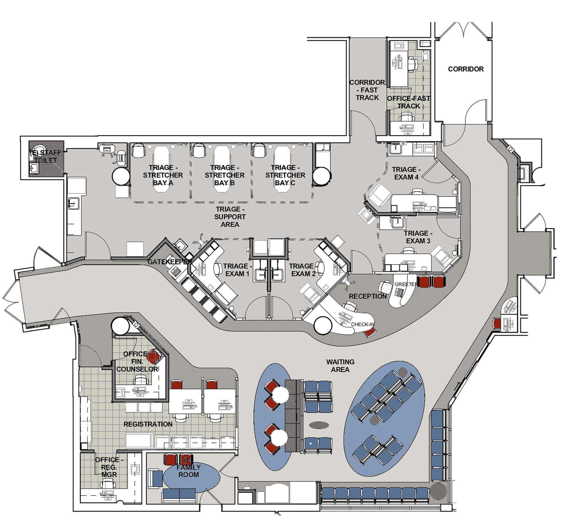 Emergency Department Renovations BBLM Architects